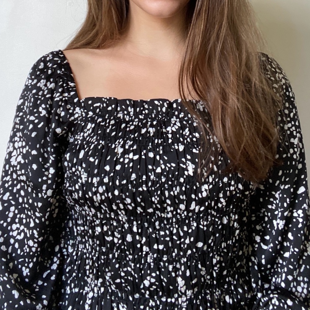 Black and White Women's Top